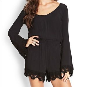 F21 Crochet Muse Romper